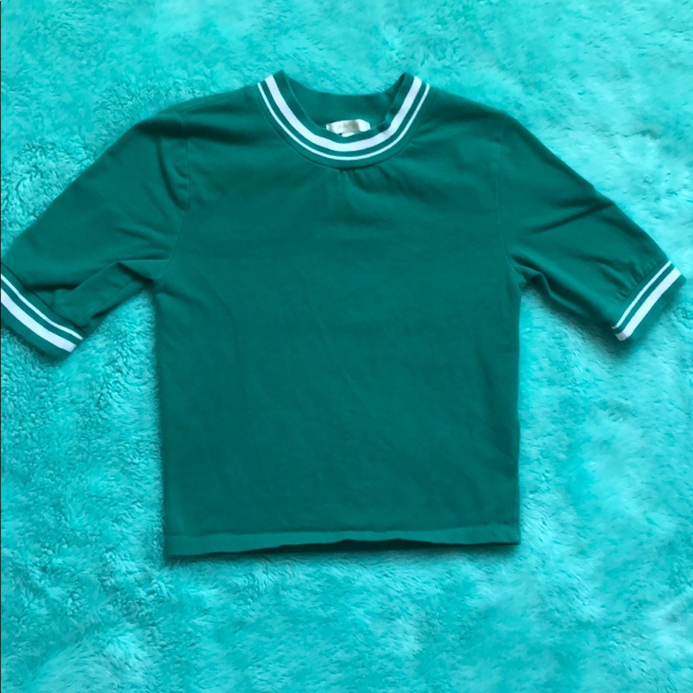 Green shirt